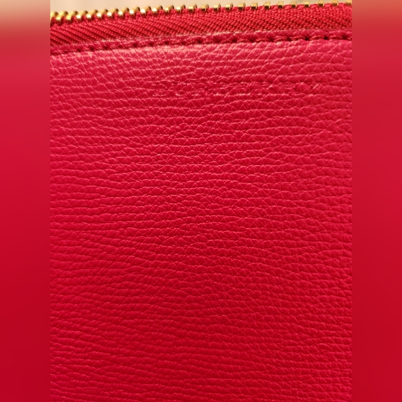 Burberry Red Leather Clutch - EUC - Picture 2 of 6